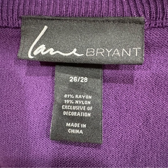 Lane Bryant Lace Sweater 26/28 - Picture 4 of 7